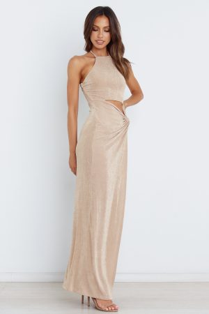 Scarlette Dress – Gold