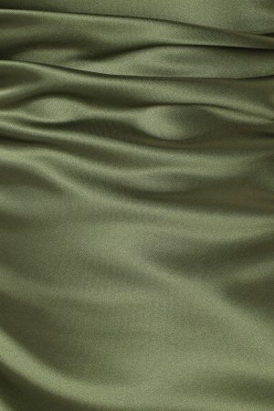 Selma Off Shoulder Maxi Dress – Olive