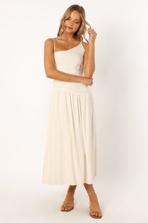 Shiloh Midi Dress – White