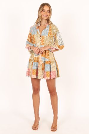 Silante Long Sleeve Mini Dress – Maxine