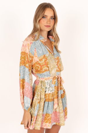 Silante Long Sleeve Mini Dress – Maxine