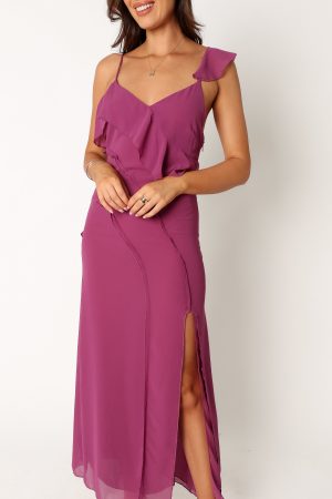 Stephy Maxi Dress – Purple