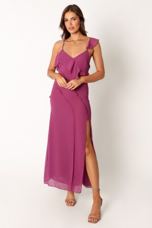 Stephy Maxi Dress – Purple