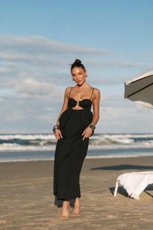 Tanala Maxi Dress – Black