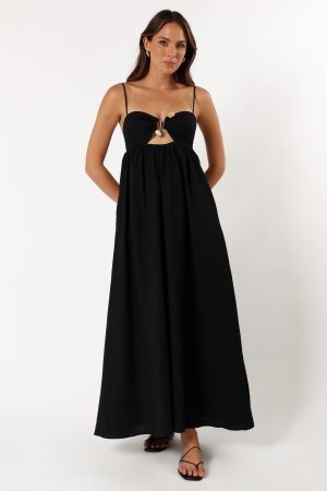 Tanala Maxi Dress – Black