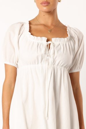 Taylin Mini Dress – White