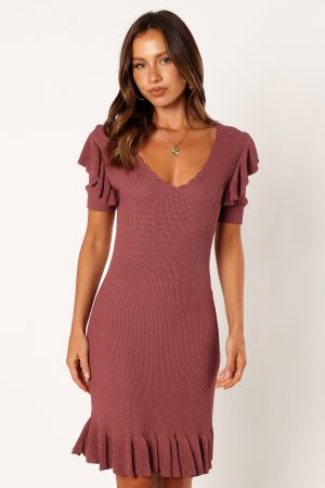 Tru Knitted Mini Dress – Sienna