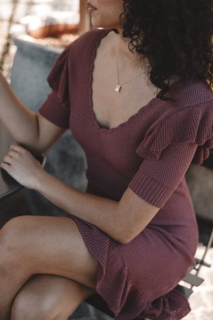 Tru Knitted Mini Dress – Sienna