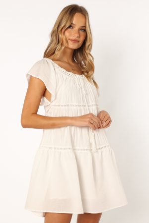 Ulla Mini Dress – White