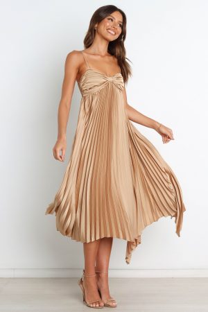 Vikki Dress – Gold