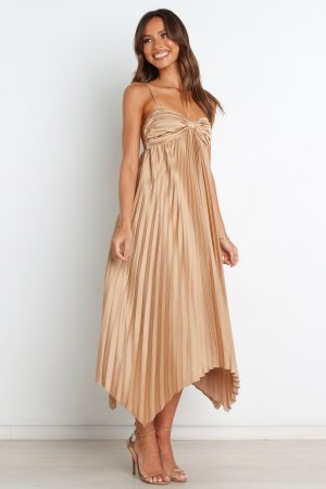 Vikki Dress – Gold