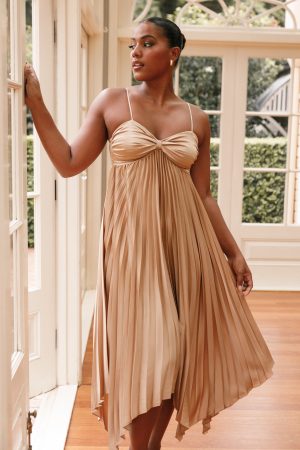 Vikki Dress – Gold