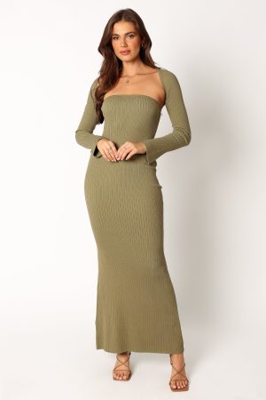 Vita Maxi Dress – Khaki