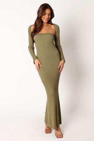 Vita Maxi Dress – Khaki