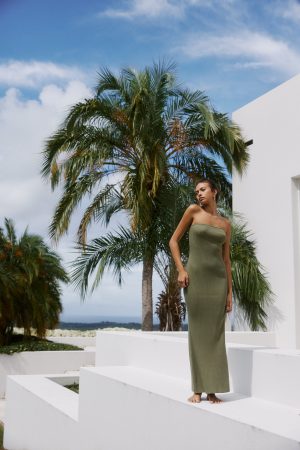 Vita Maxi Dress – Khaki
