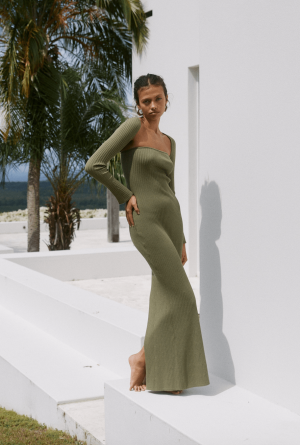 Vita Maxi Dress – Khaki