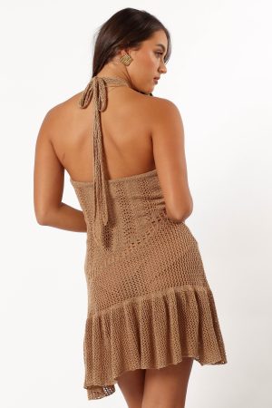 Wyatt Mini Dress – Mocha