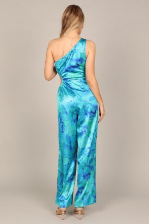 Florina Jumpsuit – Blue/Green