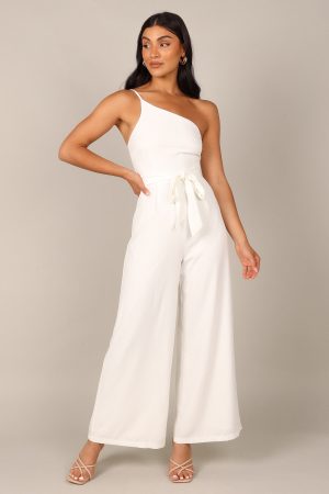 Leyton Jumpsuit – White