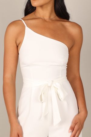 Leyton Jumpsuit – White