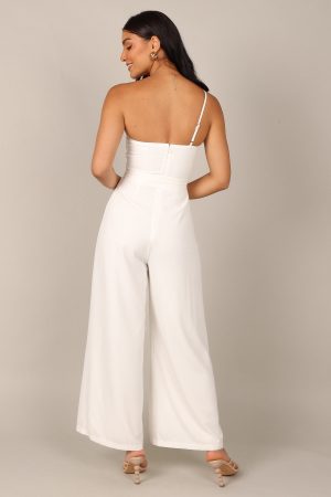 Leyton Jumpsuit – White