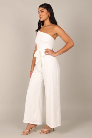 Leyton Jumpsuit – White