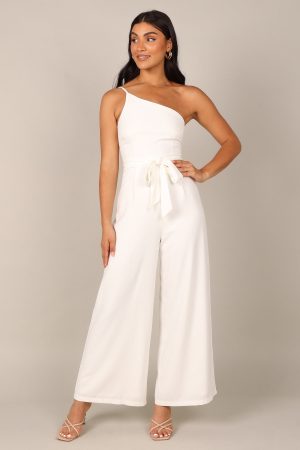 Leyton Jumpsuit – White