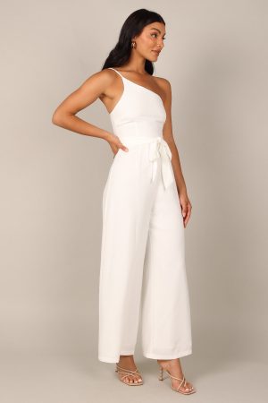 Leyton Jumpsuit – White