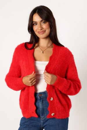 Clara Cardigan – Red