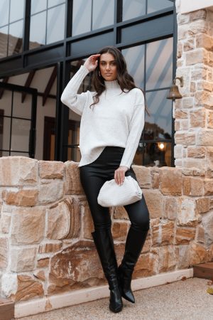 Conny Knit Sweater – White