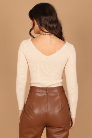 Layah Knit Sweater – Beige