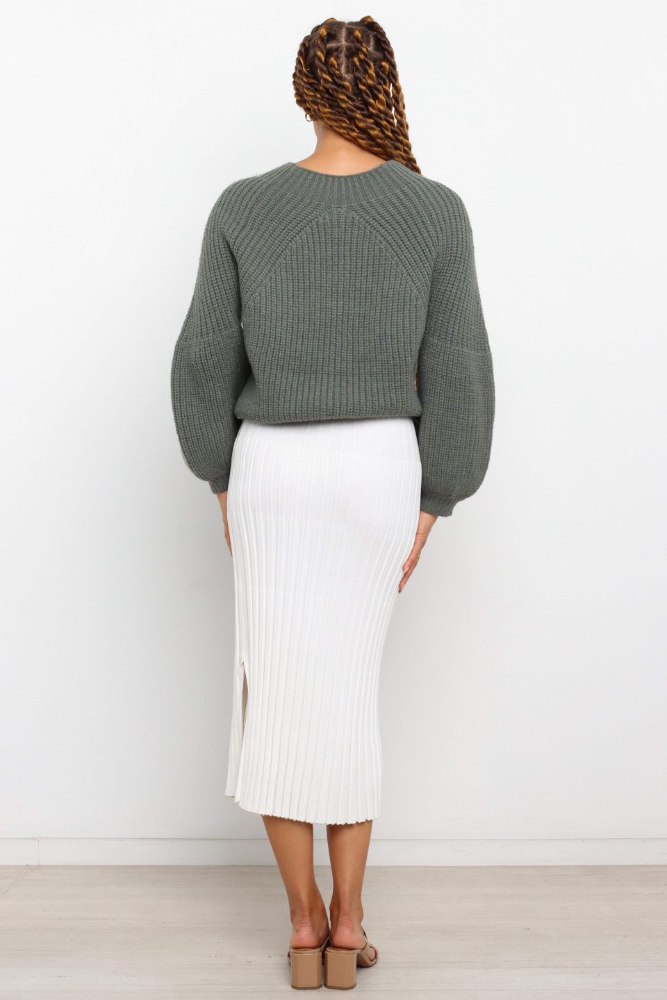London Knit Sweater - Emerald