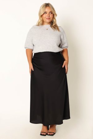 Noah Knit Sweater – Light Heather Grey