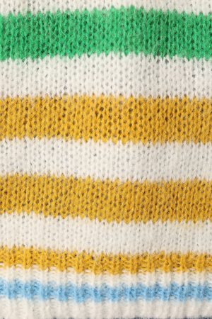 Sasha Multi Stripe Crewneck Knit Sweater – Multi