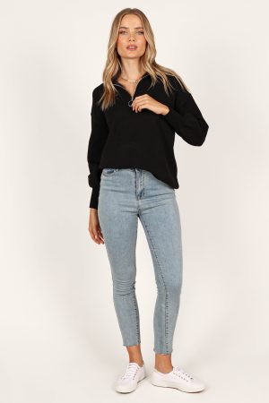 Whistler Knit Sweater – Black
