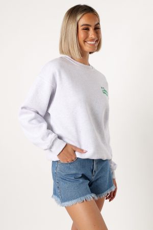Alora Space Cowgirl Sweatshirt – Heather Grey
