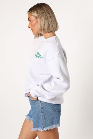 Alora Space Cowgirl Sweatshirt – Heather Grey