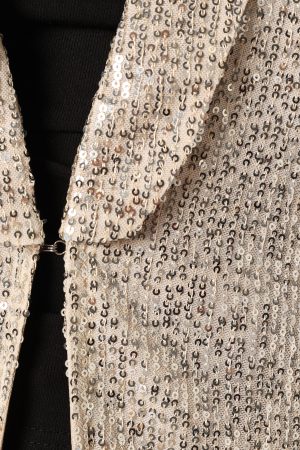 Camille Sequin Blazer – Silver