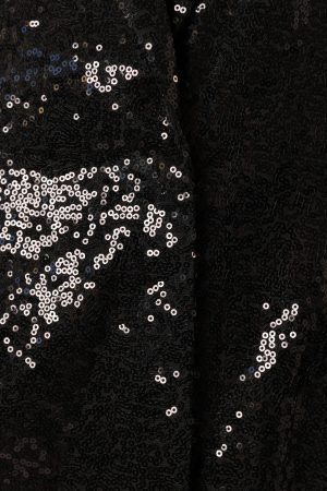 Delaney Sequin Blazer – Black