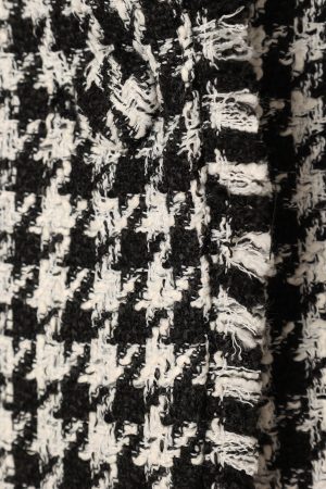 Leighton Houndstooth Blazer – Cream