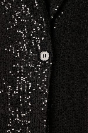 Sawyer Sequin Blazer – Black
