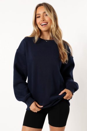 Wrenley Be Kind Sweatshirt – Navy
