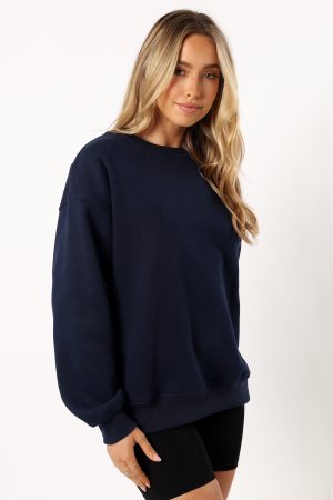 Wrenley Be Kind Sweatshirt – Navy
