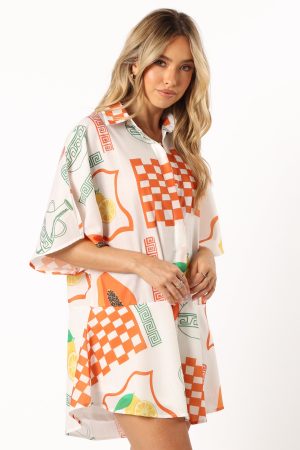 Sebastian Romper – White Orange