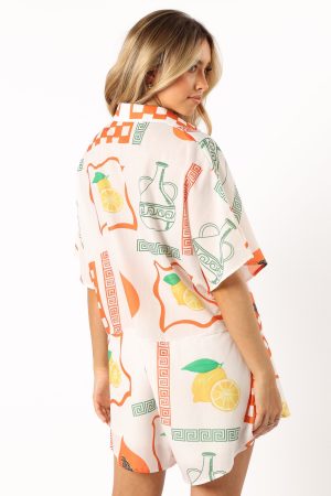 Sebastian Romper – White Orange