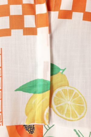 Sebastian Romper – White Orange