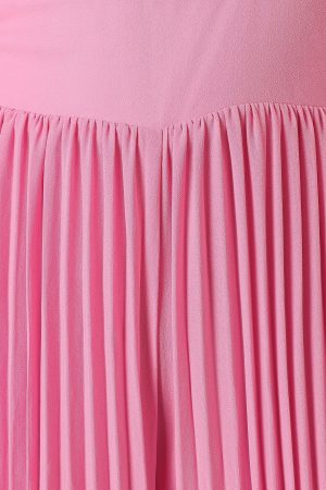 Alice Wide Leg Jumpsuit – Pink