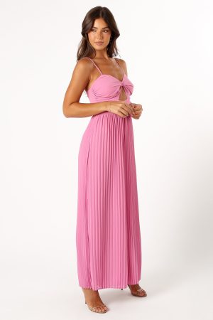 Alice Wide Leg Jumpsuit – Pink
