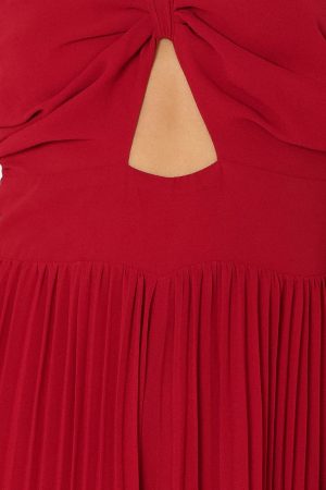 Alice Wide Leg Jumpsuit – Red