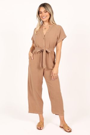 Archie Jumpsuit – Mocha